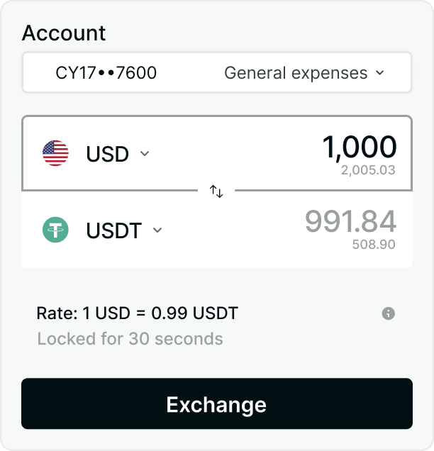 accounts interface