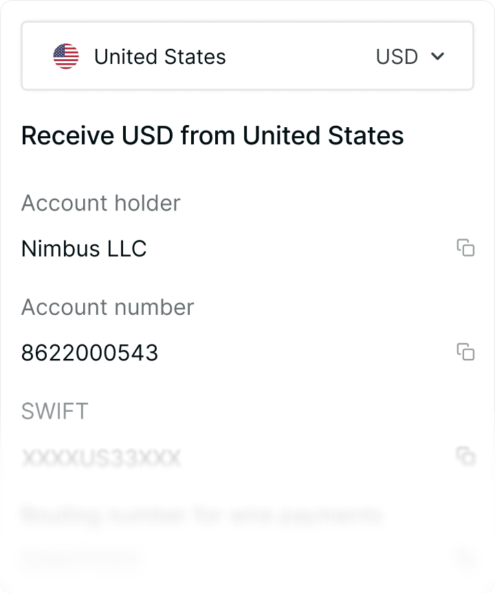 accounts interface